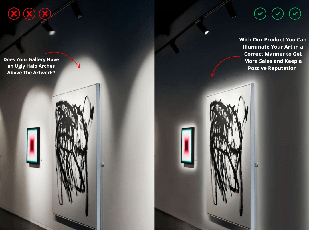 Gallery art light fixture distributor in Texas, Dallas