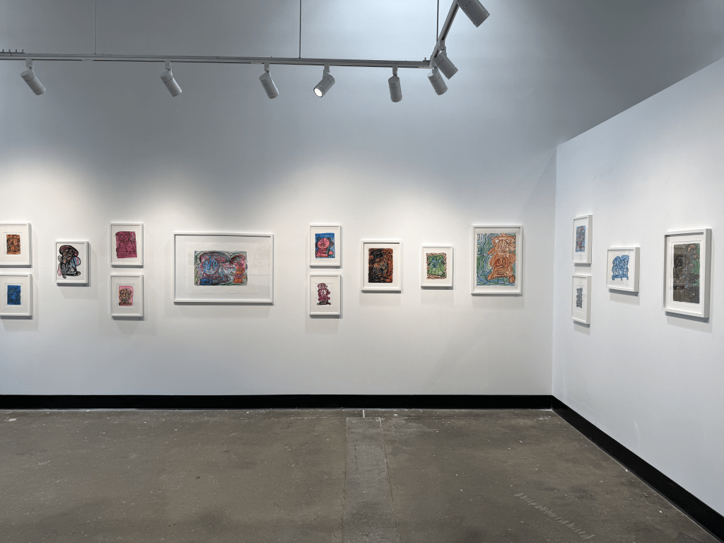 Track lighting system installed for artwork in Massachusetts gallery space